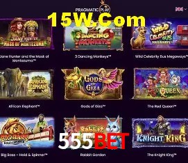 Provedores de Jogos 555Bet